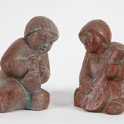 Kunstauktion Engel Koblenz Auktion 176 Zwei musizierende Kinderfiguren