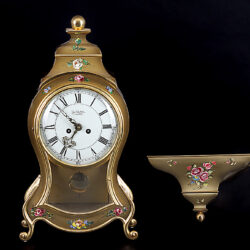 Kunstauktion Engel Koblenz Auktion 179 Neuenburger Pendule mit Wandkonsole