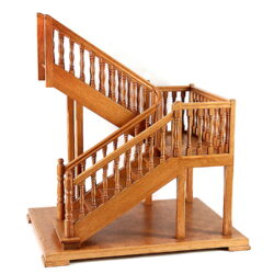 Kunstauktion Engel Koblenz Auktion 179 Modell einer hölzernen Treppe