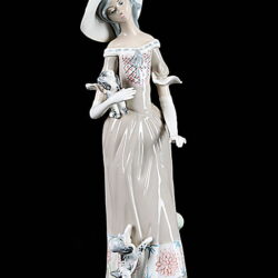 Kunstauktion Engel Koblenz Auktion 180 Mädchen mit zwei Hündchen