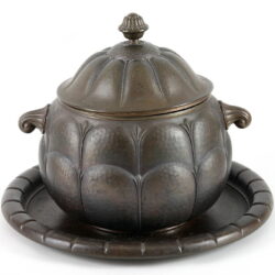 Kunstauktion Engel Koblenz Auktion 180 Bowle auf rundem Tablett