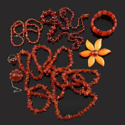 Kunstauktion Engel Koblenz Auktion 180 Konvolut Bernsteinschmuck