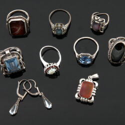 Kunstauktion Engel Koblenz Auktion 180 Konvolut Silberschmuck