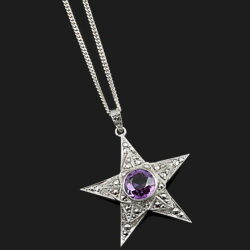 Kunstauktion Engel Koblenz Auktion 180 Sternanhänger mit Kette