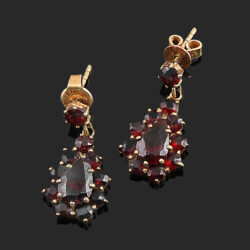 Kunstauktion Engel Koblenz Auktion 180 Paar Granatohrstecker