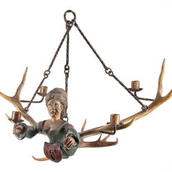 Kunstauktion Engel Koblenz Auktion 180 Deckenleuchter "Lüsterweibchen"