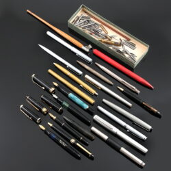 Kunstauktion Engel Koblenz Auktion 180 Konvolut Schreibgeräte und Utensilien