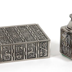 Kunstauktion Engel Koblenz Auktion 180 Zigarettendose und Tischfeuerzeug