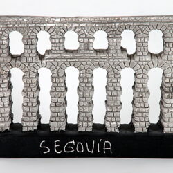 Kunstauktion Engel Koblenz Auktion 180 Modell des römischen Aquädukts in Segovia